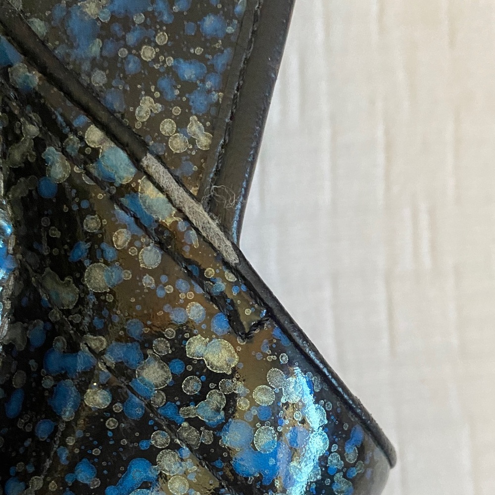 DANSKO Black Blue Multi-Pattern Clogs - image 3